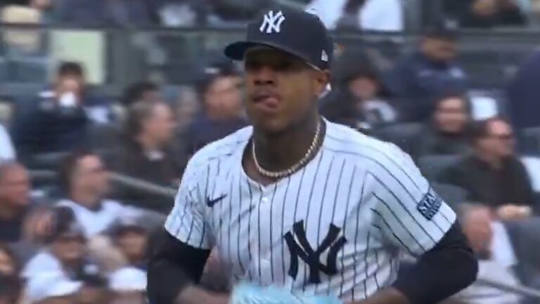 Marcus Stroman celebrates