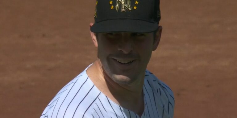 Carlos Rodon smiles