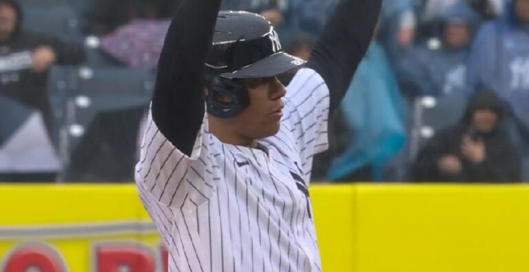 Soto celebrates