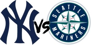Yankees vs. Mariners logos