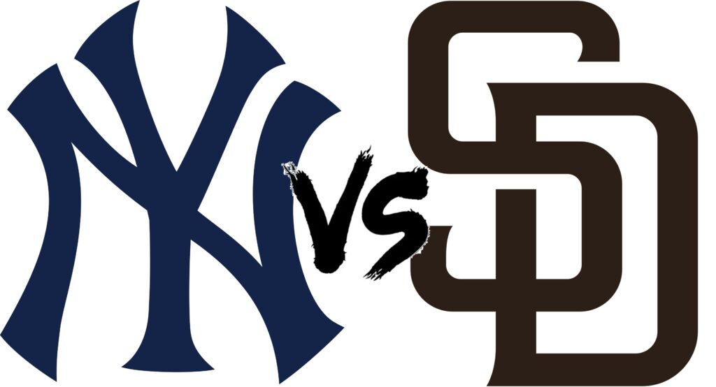 Yankees vs. Padres header