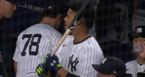 Soto pretends to pinch hit