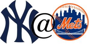 Yankees and Mets logos