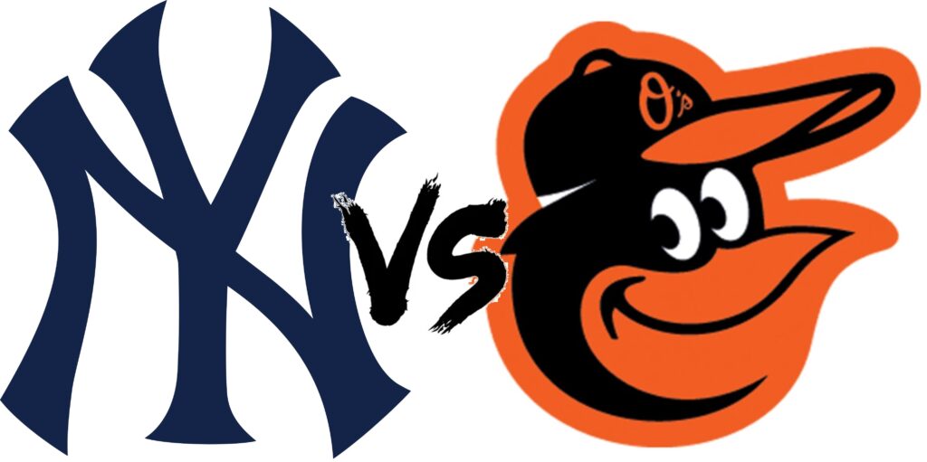 Yankees vs. Orioles logos