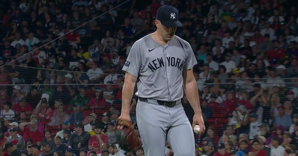 Rodon walks off the field happy...well, as happy as he ever looks