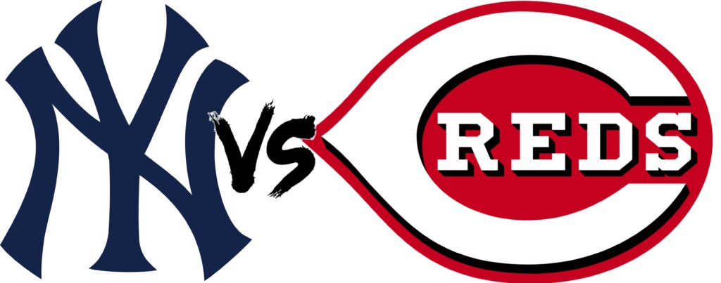 Yankees vs. Reds logos