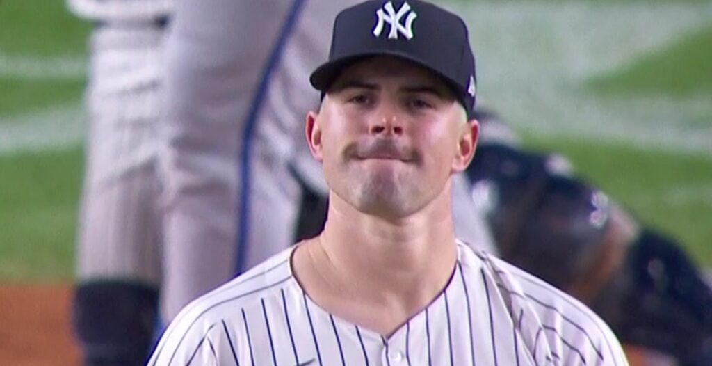 Rodon grimaces