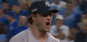 Gerrit Cole celebrates