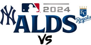 Yankees vs. Royals ALDS logos