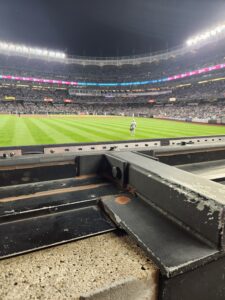 A view of left field