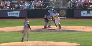 Cruz gives up a home run