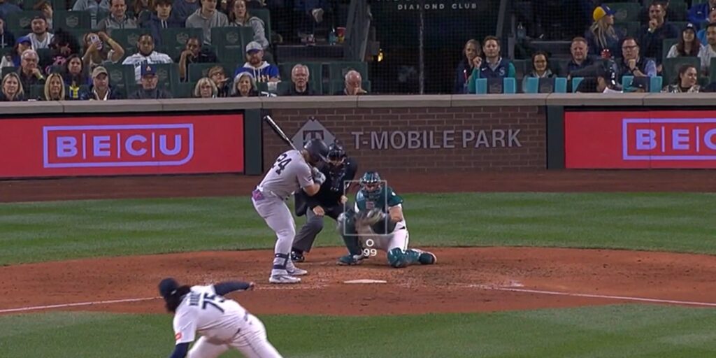 Bad strikeout call against Dominguez