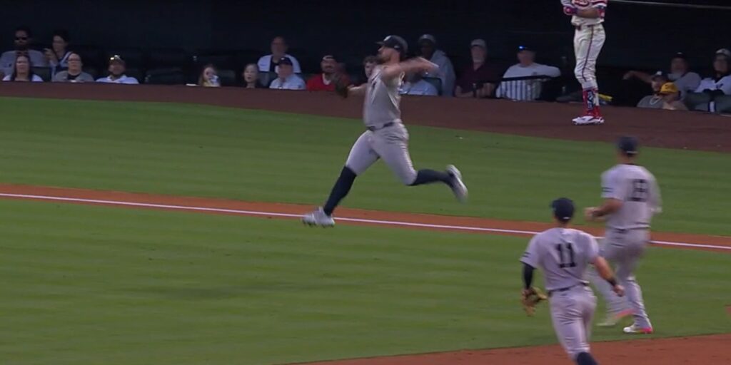 Rodon makes a great jump throw