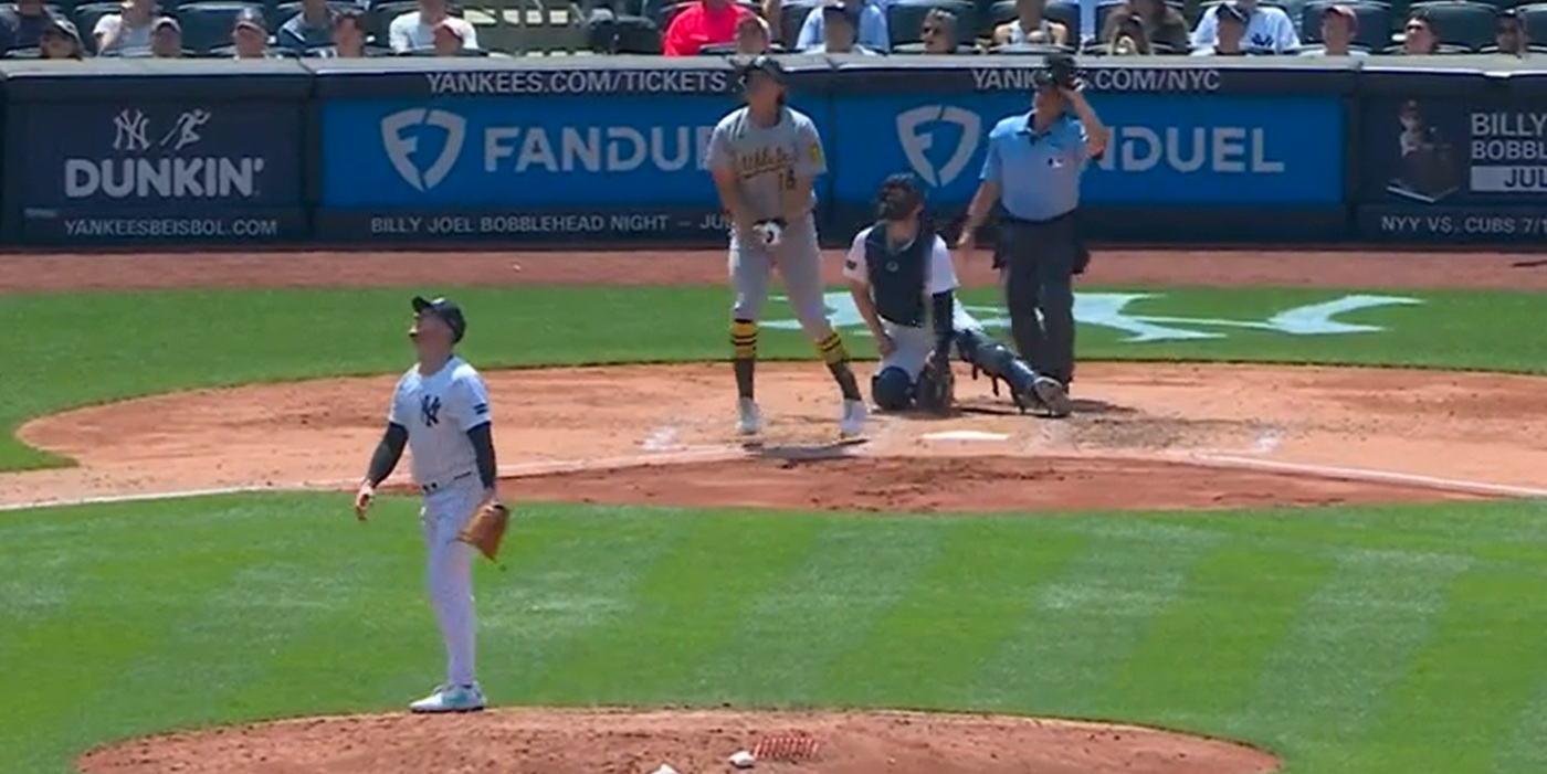 Schmidt allowed a home run to Nick...take a beat...Kurtz.