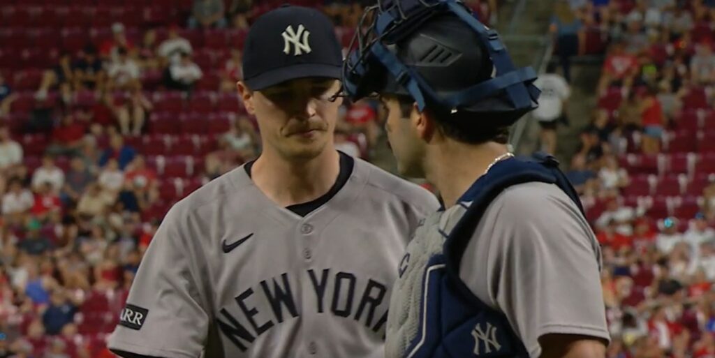 Fried congratulates Wells on a strong game