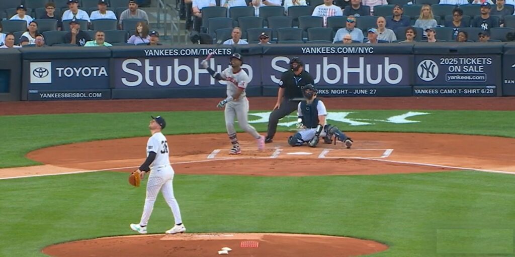 Schmidt allows first inning home run