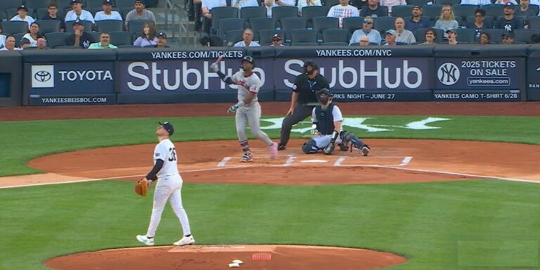 Schmidt allows first inning home run