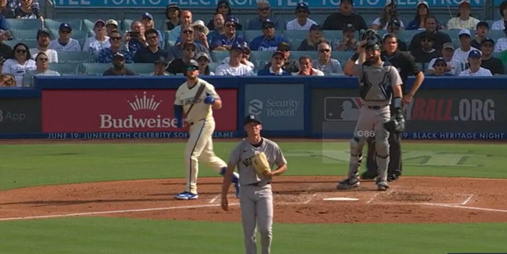 Warren gives up his 7th run