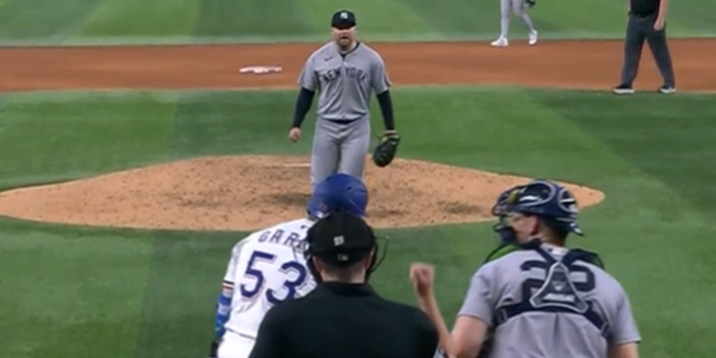 Bednar strikes out Garcia for the win