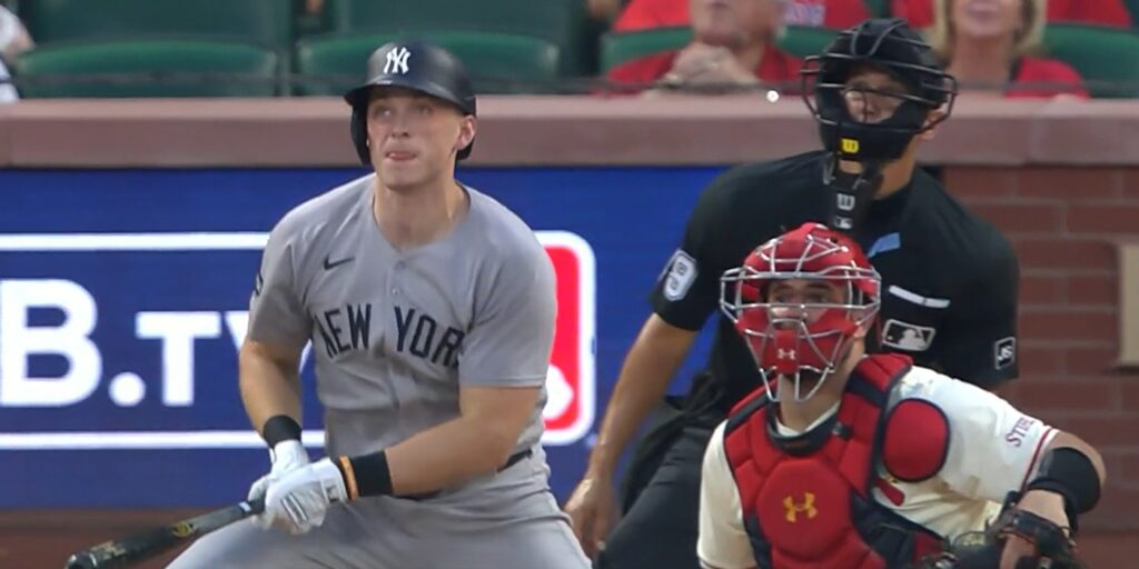 Ben Rice hits a home run