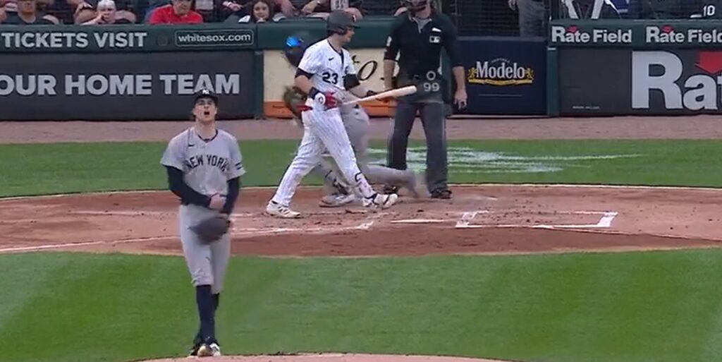 Schlittler strikes out Benintendi