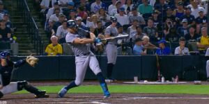 Stanton hits his second home run of the night