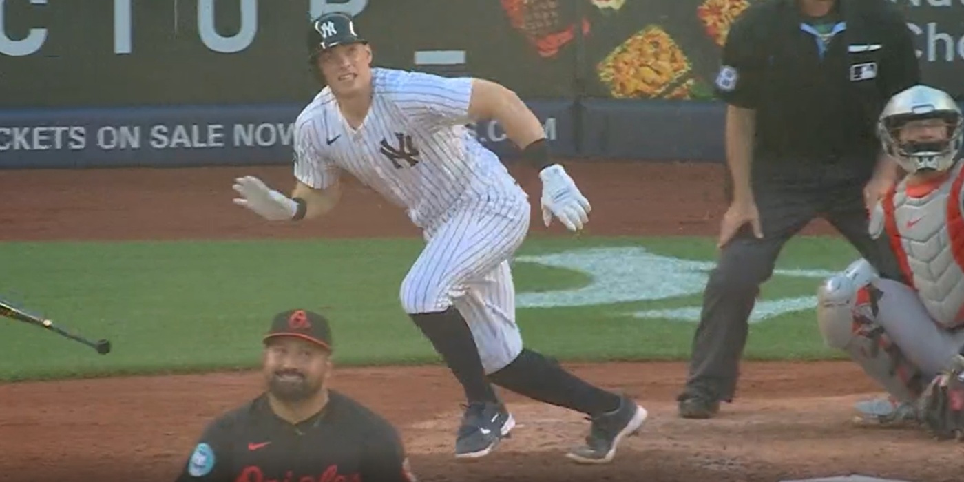 Rice hits a home run