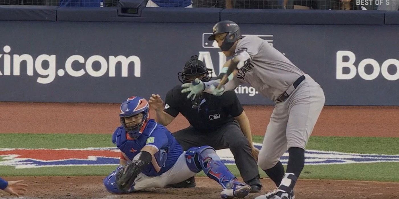 Judge strikes out with the bases loaded