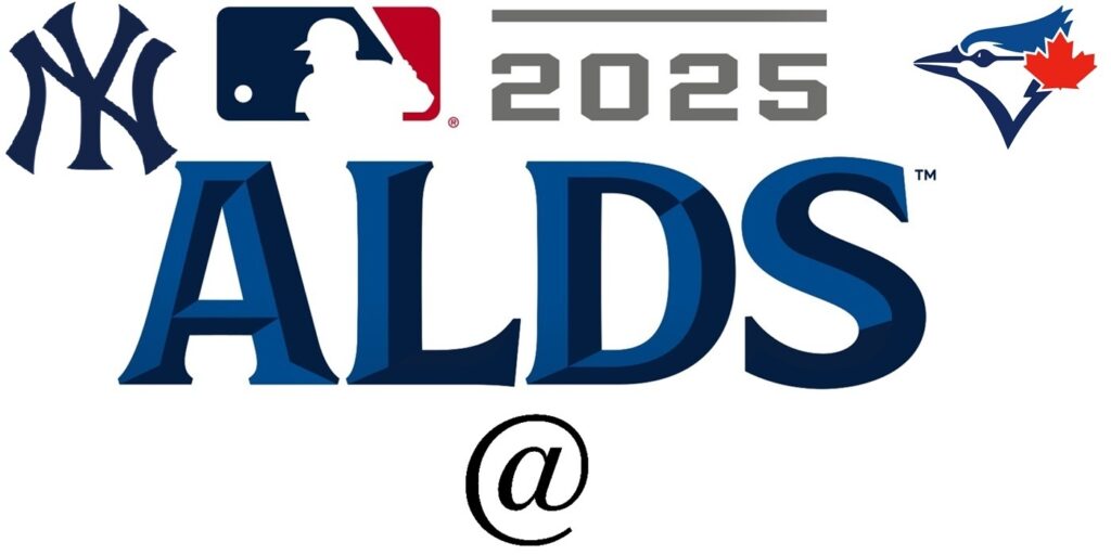 Logo for Yankees facing Blue Jays on the road