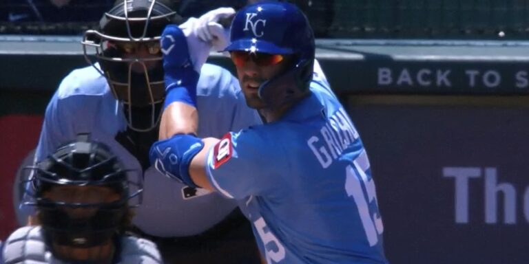 Randall Grichuk at the plate