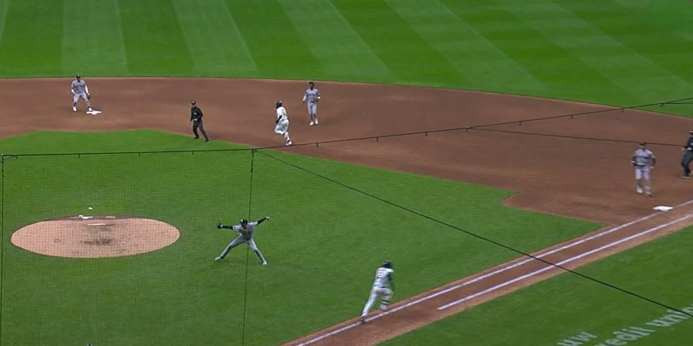 Hill makes a dumb play