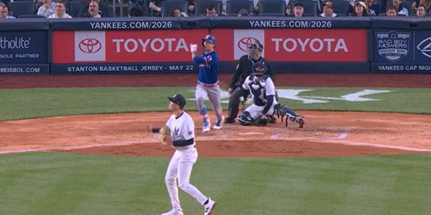 Warren allows a home run