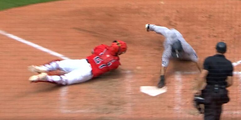 Grisham slides into home