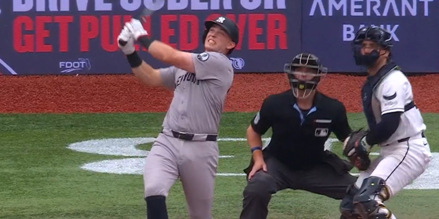 Ben Rice hits a home run
