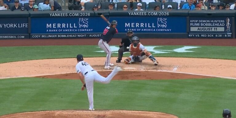 Cole strikes out his 1000 batter as a Yankee