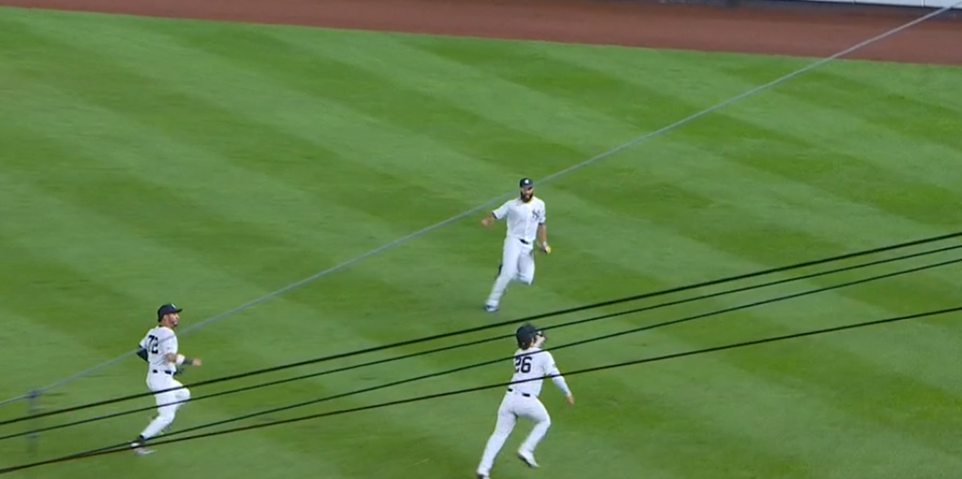 Garcia makes a great catch