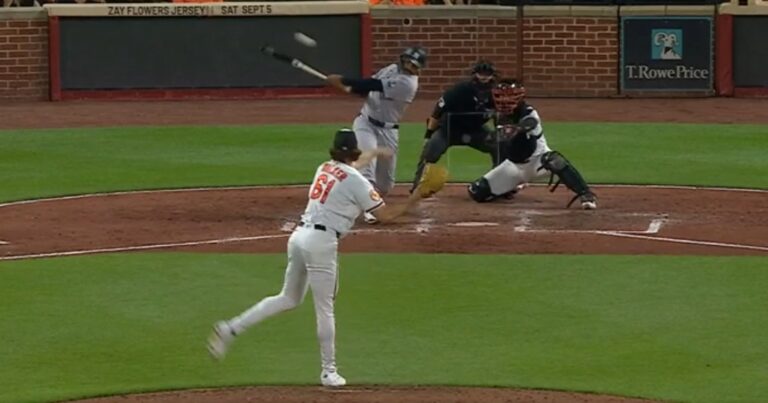 Trent Grisham drives in two
