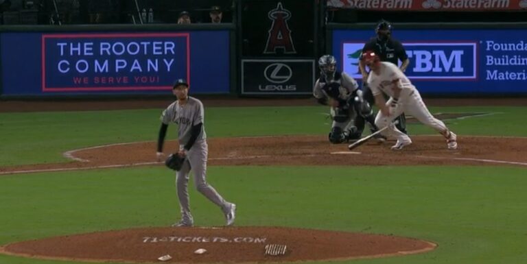 Elmer gives up a hit