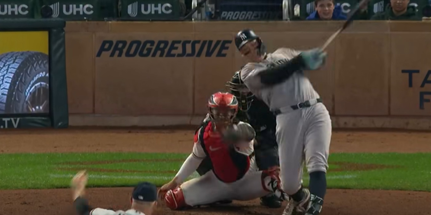 Judge tees off on a home run