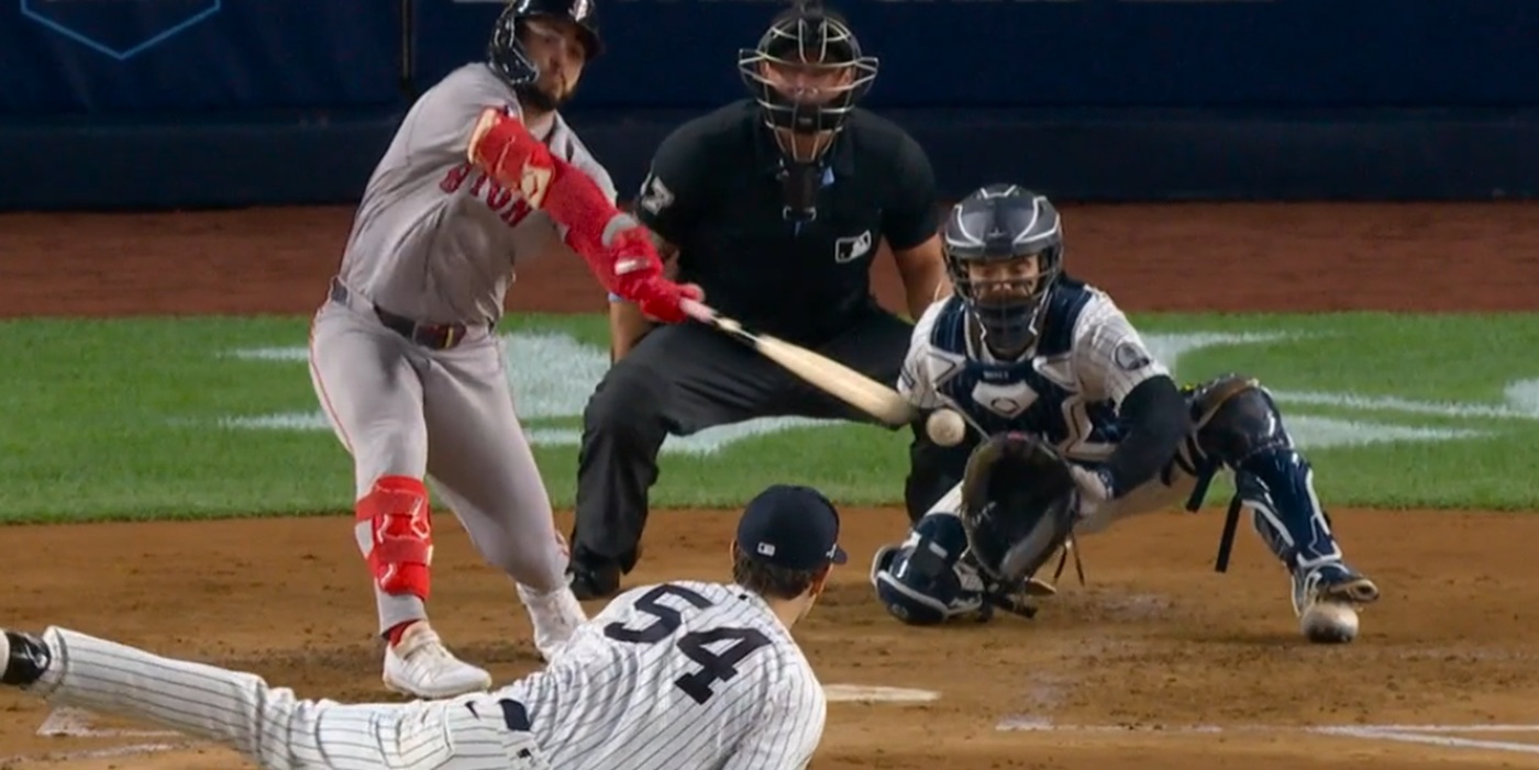Fried strikes out a batter